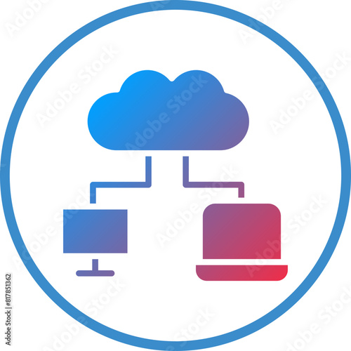 Cloud Storage Icon Style