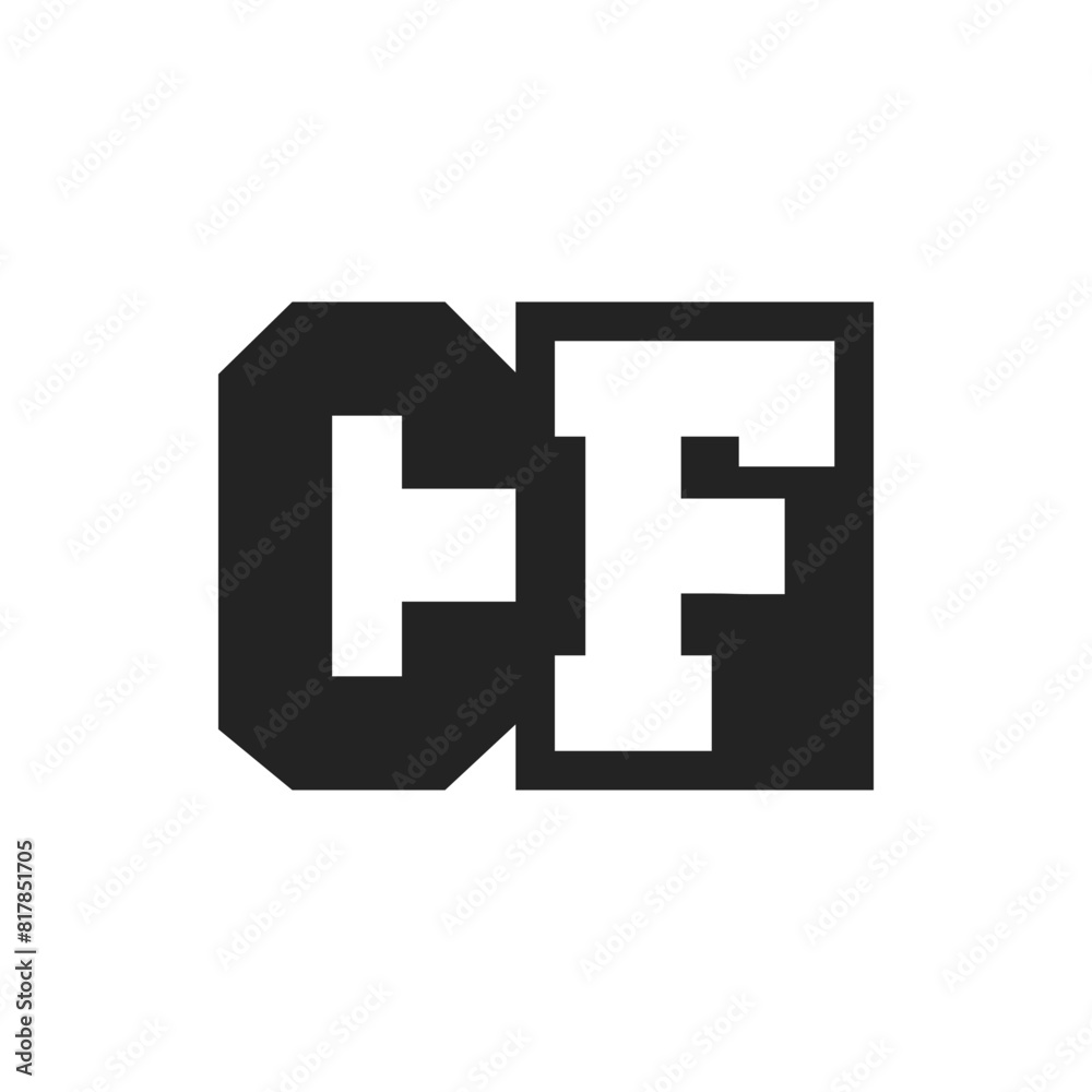 Initial Letter CF Logo Design Template. CF Logo Initial Letter CF Logo Design Template. CF Logo