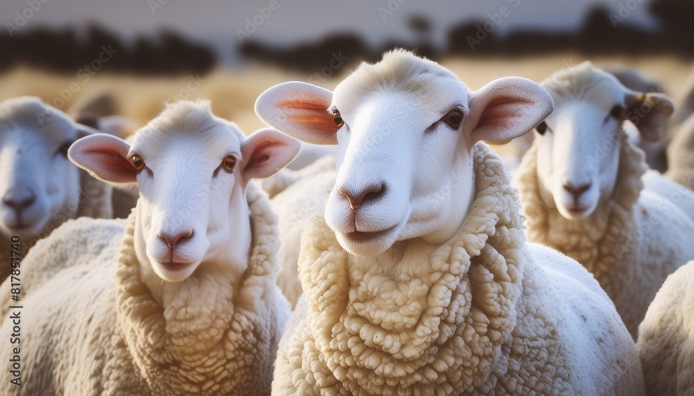 Fototapeta premium sheep and lamb farming