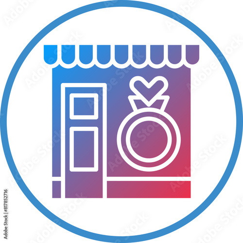 Jewlery Store Icon Style