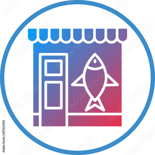 Fish Shop Icon Style