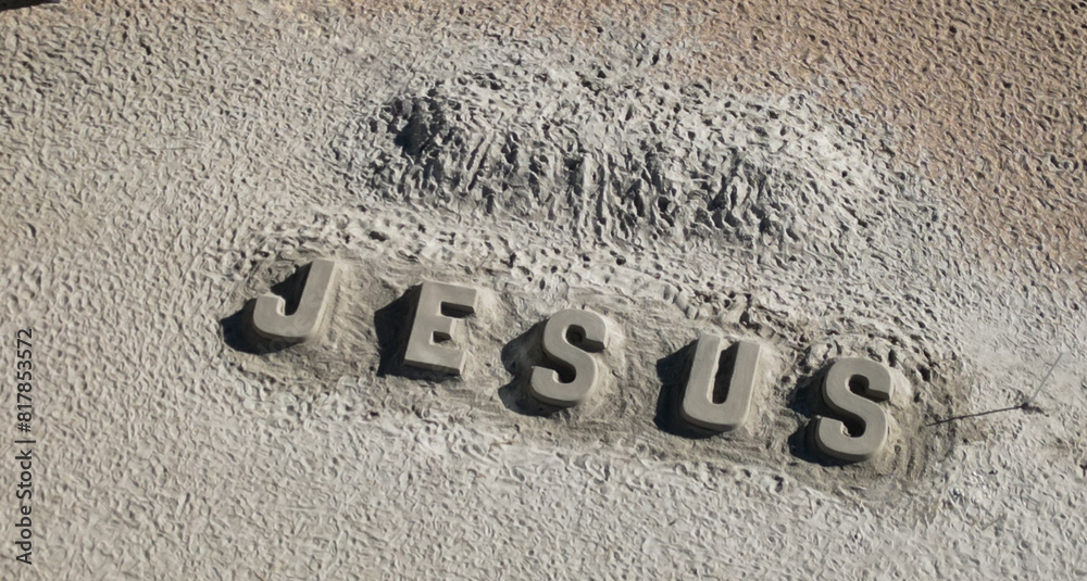 Fototapeta premium Sign displaying the name