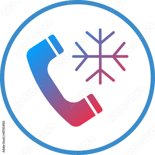 Cold Calling Icon Style