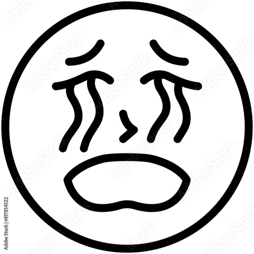 cry line icon