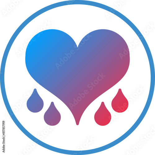 Bleeding Heart Icon Style