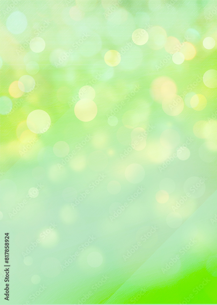Fototapeta premium Green bokeh effect background for banner, poster, celebrations and various design works