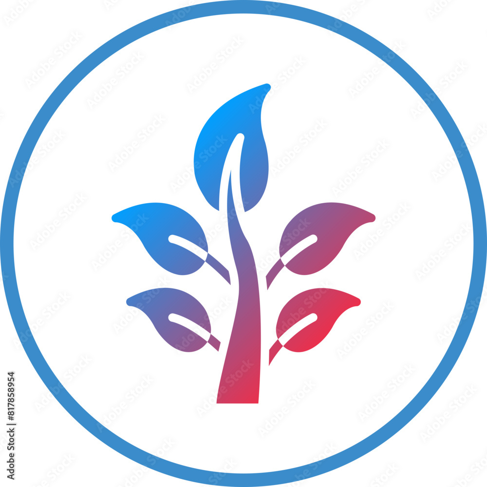 Obraz premium Green Sprout Icon Style