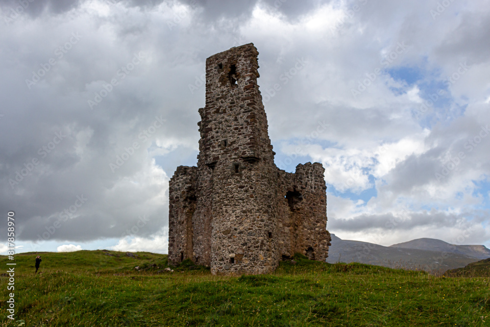 The assynt ruins of Ardvreck castle The assynt ruins of Ardvreck castle