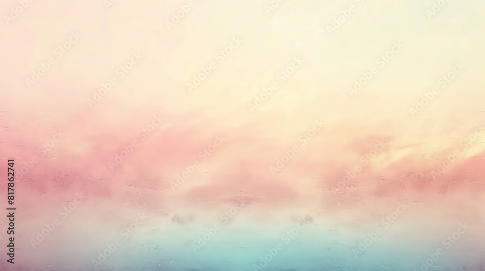 Pastel ombre wallpaper gently fading from a light pastel pink at the top to a soft sky blue at the bottom creating a soothing and harmonious look