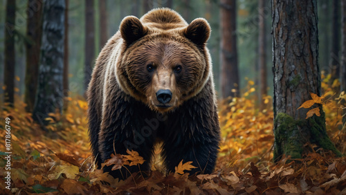 bear in natural forest