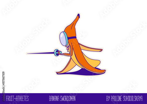 fruit-athletes (banana swordsman)
