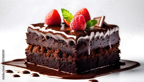 Delicious Chocolate Cake with topping