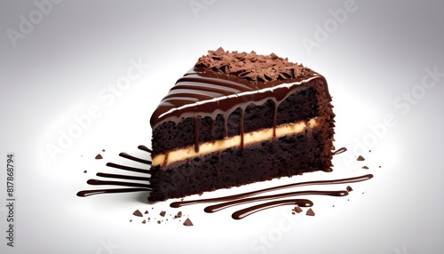 Delicious Chocolate Cake with topping
