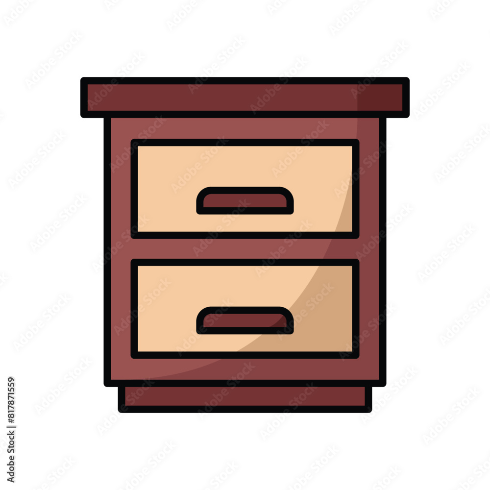 drawer icon vector design template simple and clean drawer icon vector design template simple and clean
