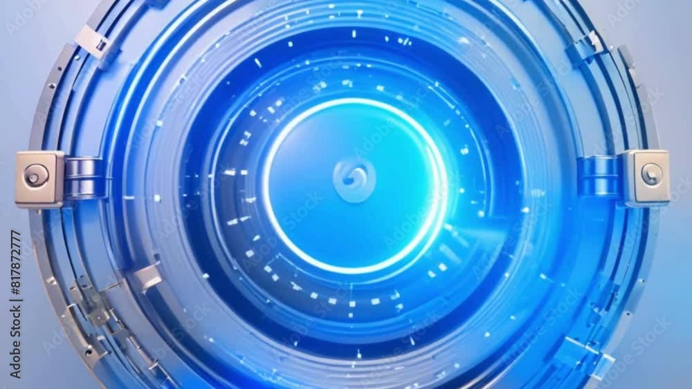 An animated barrier and protective shield securing data transmissions across worldwide offices An animated barrier and protective shield securing data transmissions across worldwide offices