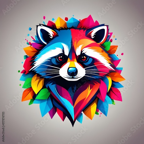 colorful Raccoon 