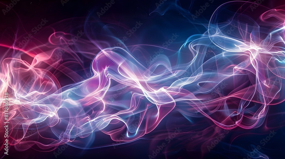 Obraz premium abstract colorful background with electrography waves 