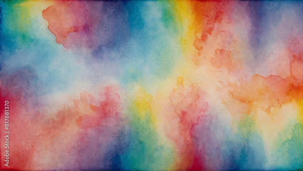 Multicolor Watercolor Gradient Design for Wallpaper and Background