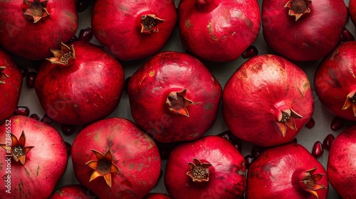 pomegranates close-up wallpaper texture pattern or background 2
