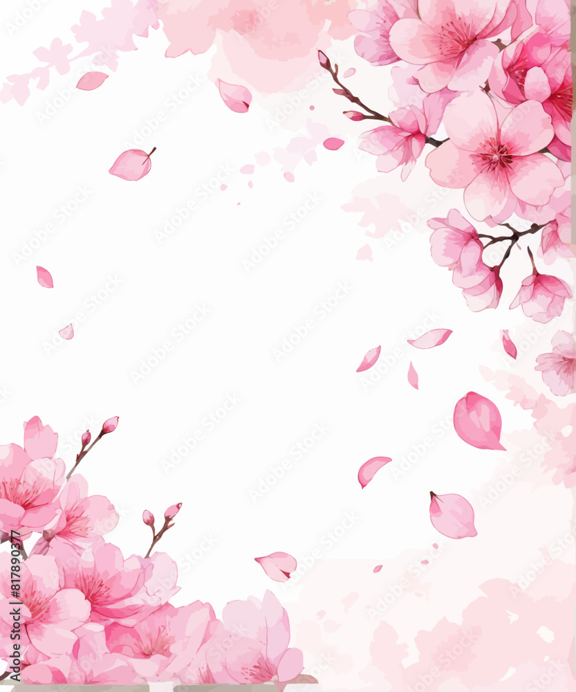a pink background with pink flowers and leaves a pink background with pink flowers and leaves