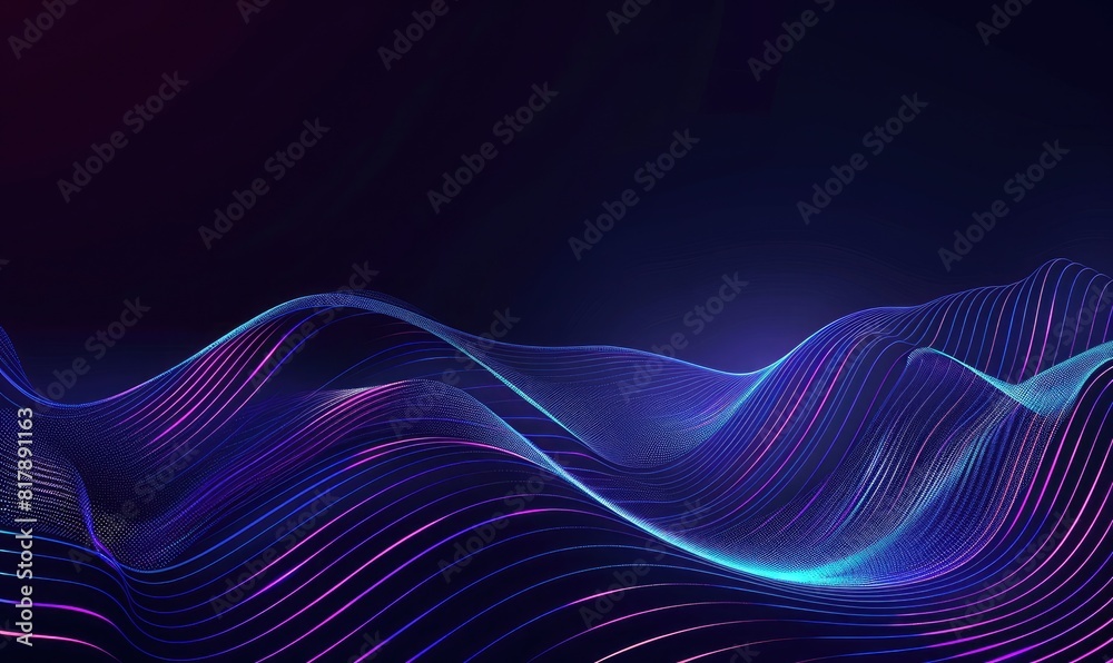 Vibrant abstract with blue and purple tones Vibrant abstract with blue and purple tones