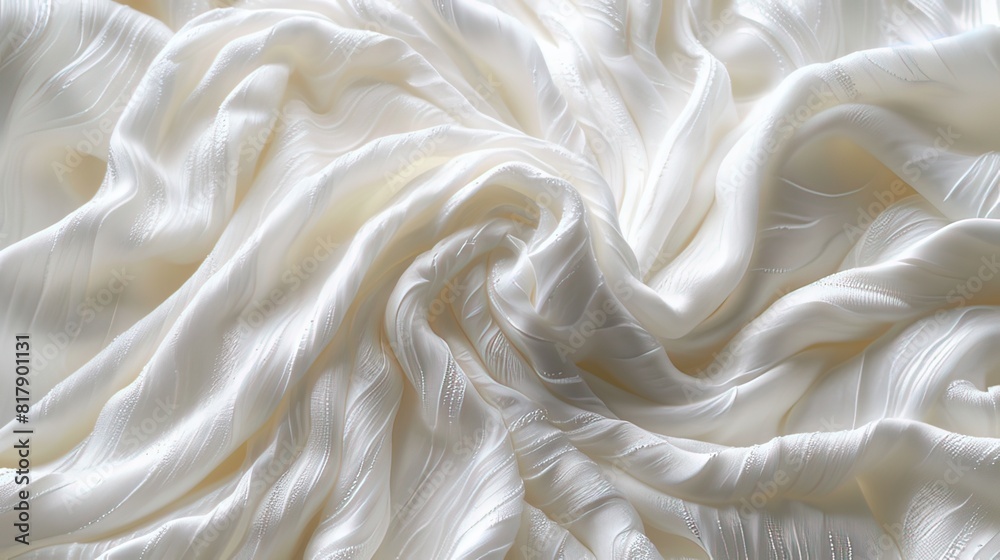 Obraz premium Intricate Silk Fabric Pattern Description