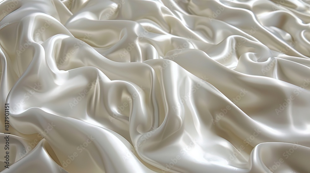 Obraz premium Close-Up Study of Fabric: Disorder Among Smoothness