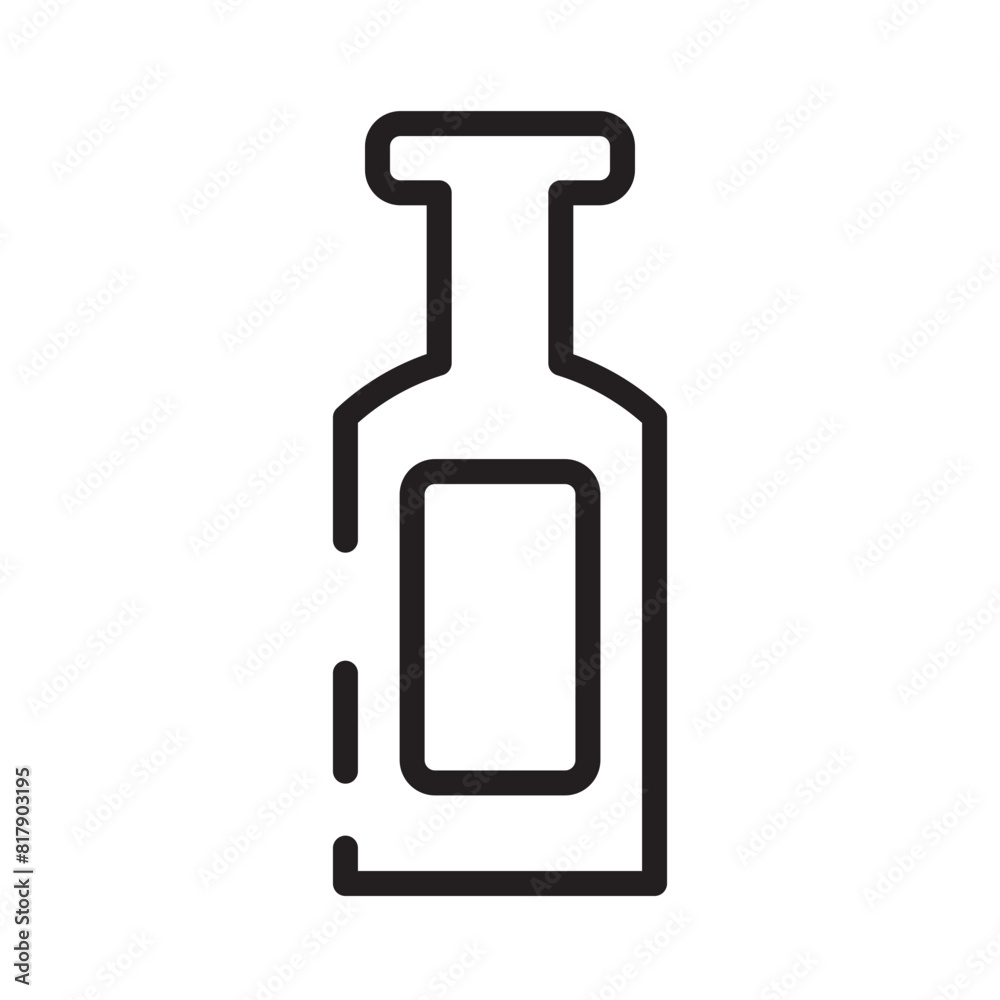 Bottles Beverage Drink Line Icon Bottles Beverage Drink Line Icon