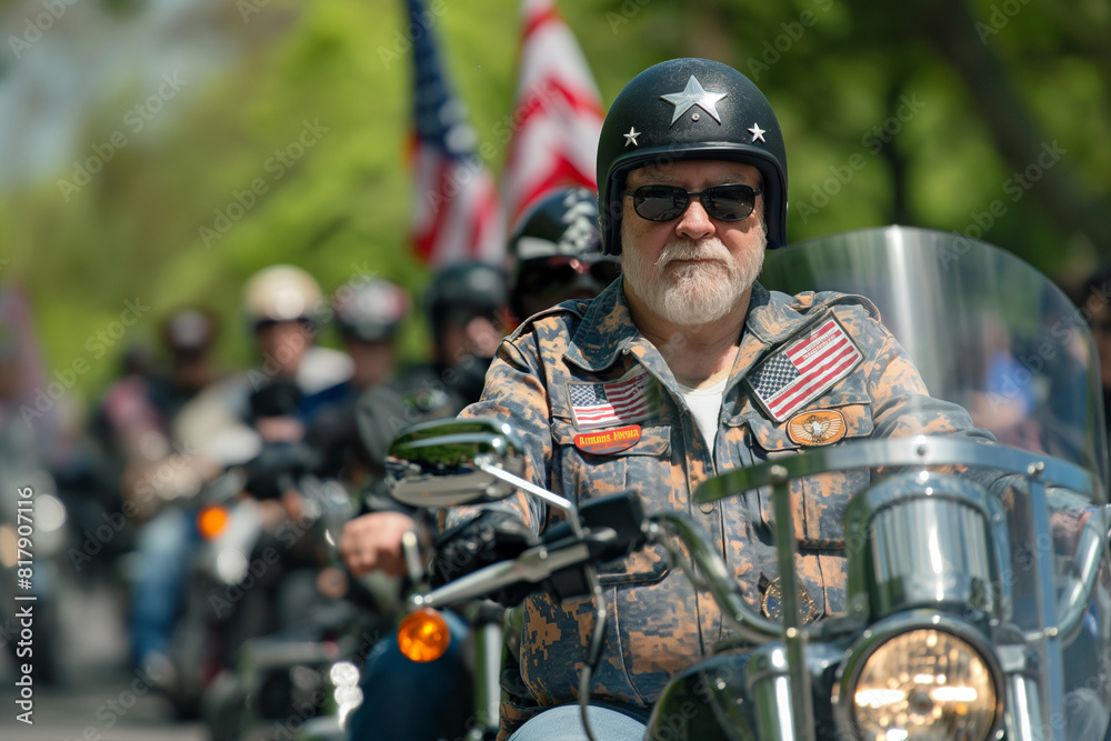 Veterans Group Riding in Memorial Day Parade Veterans Group Riding in Memorial Day Parade