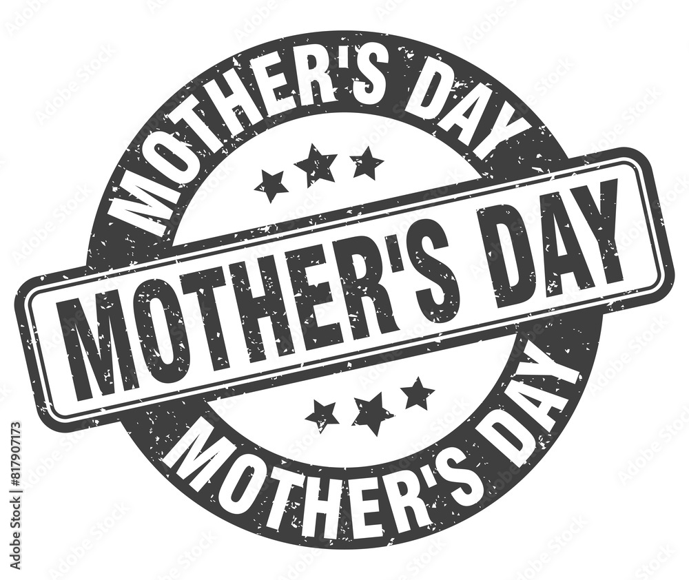 mother's day stamp. mother's day label. round grunge sign mother's day stamp. mother's day label. round grunge sign