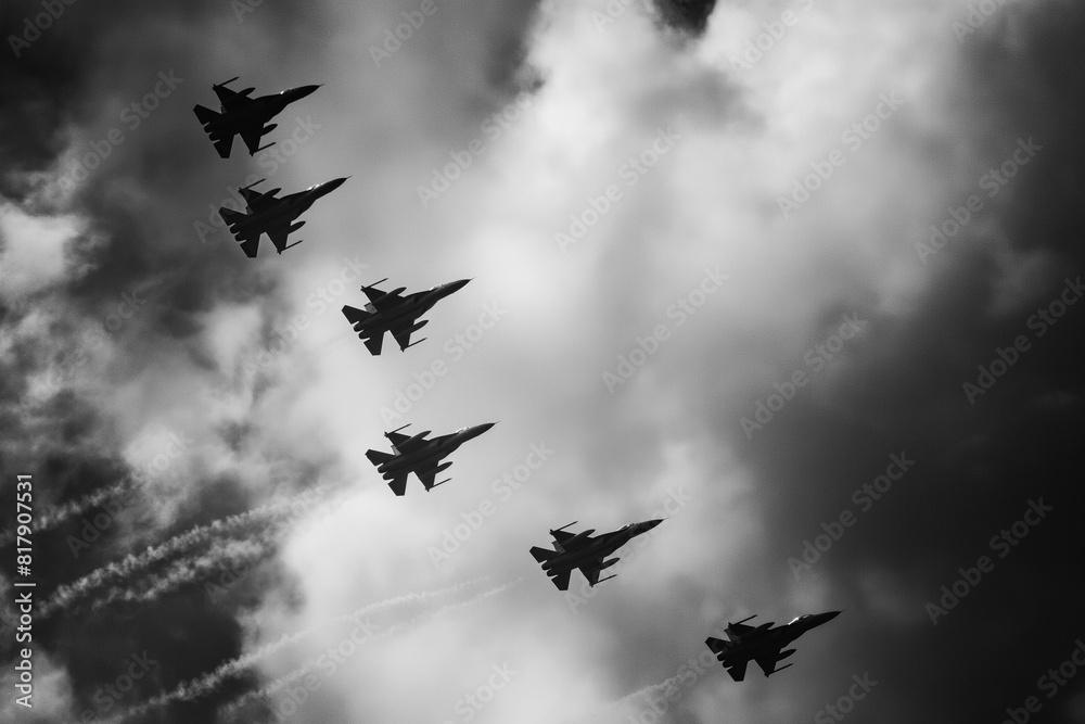Military Jets Soaring Over Parade Memorial Day Military Jets Soaring Over Parade Memorial Day