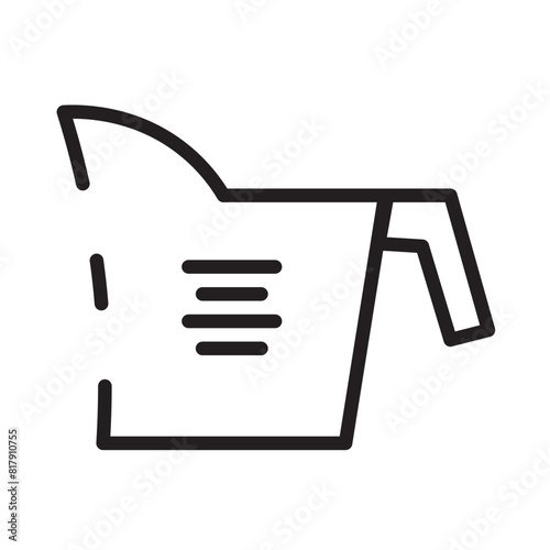Measuring Cup Kitchen Line Icon