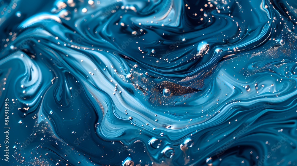 Digital technology abstract blue glitter liquid poster background Digital technology abstract blue glitter liquid poster background