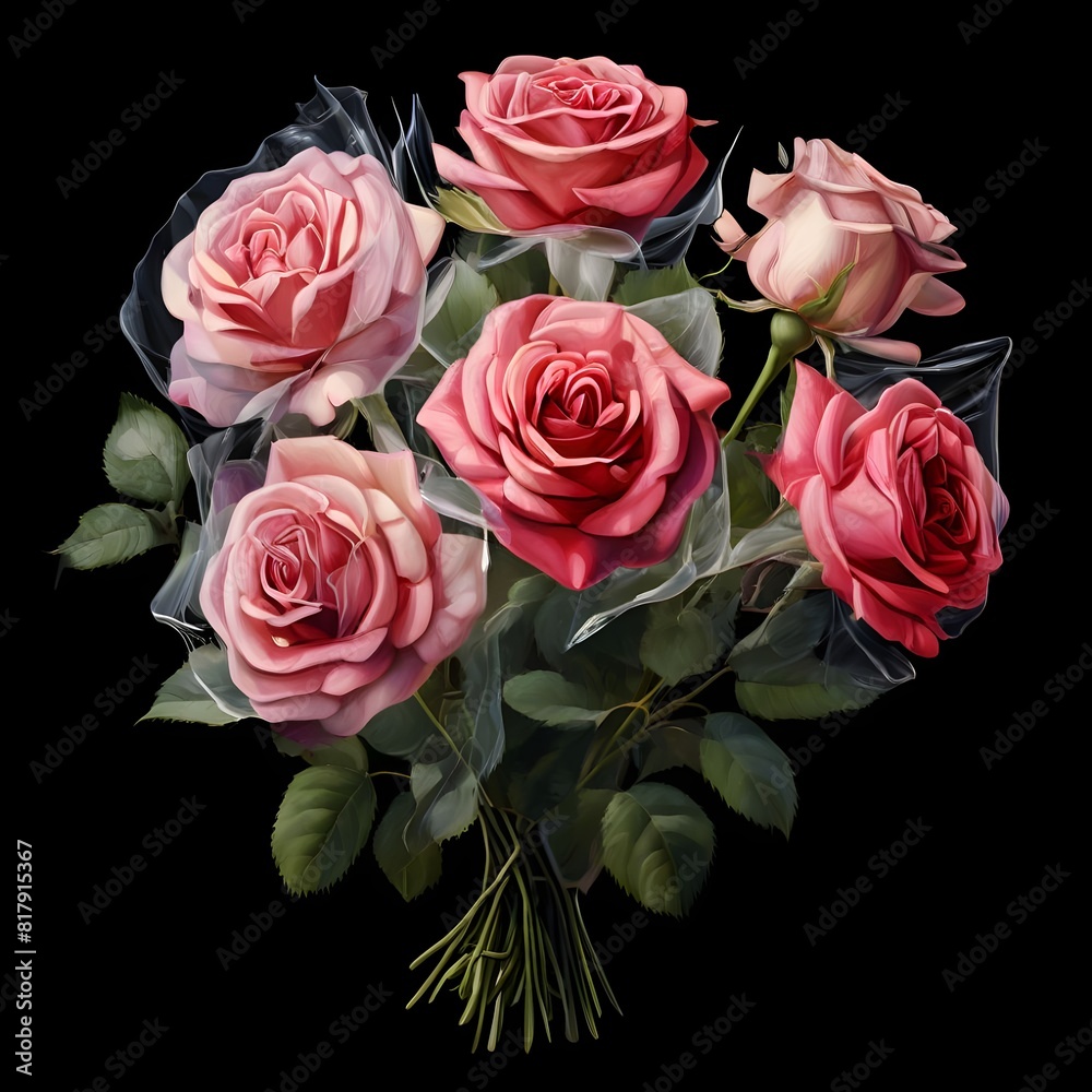 Fototapeta premium bouquet of roses