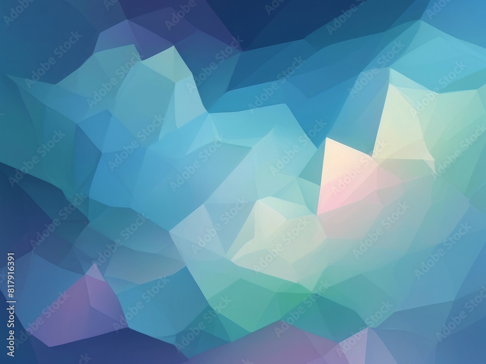 Blue  color Low Poly Background, Triangle Shapes,  Graphic Resources, Wallpaper, Design 