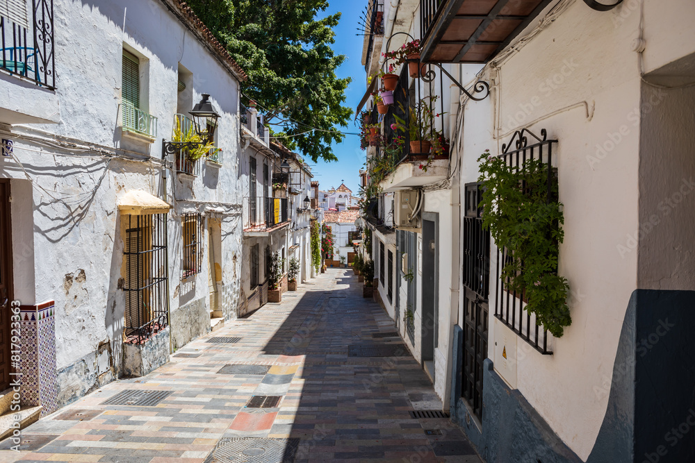 Obraz premium Townscape of Marbella on the Costa del Sol
