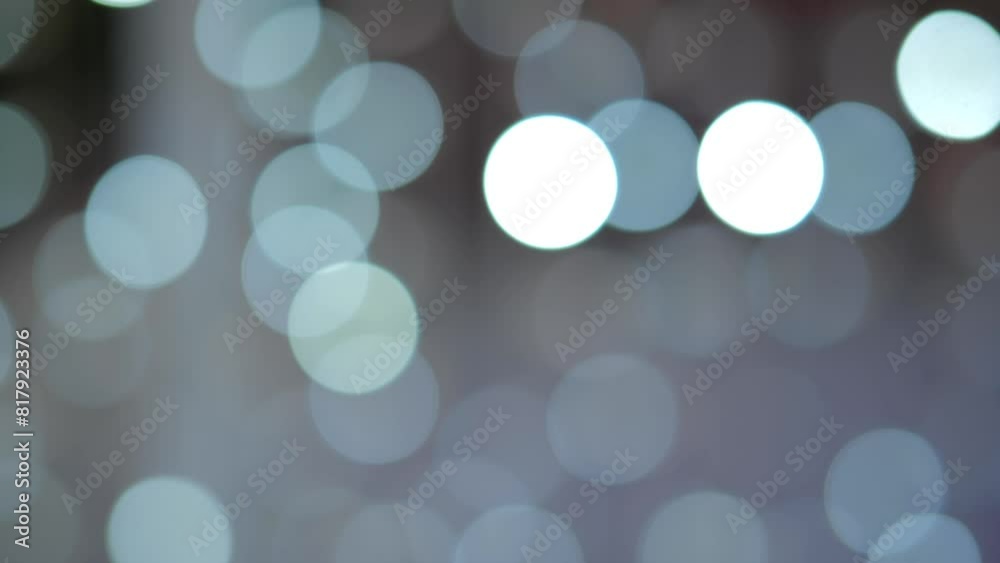 Blue ice fairy lights on dark background decoration festive blurred bokeh abstract background Blue ice fairy lights on dark background decoration festive blurred bokeh abstract background