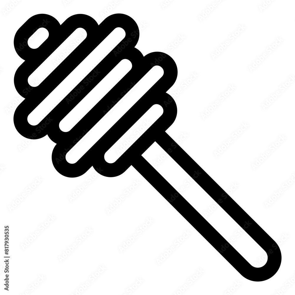 dipper line icon isolated on white background dipper line icon isolated on white background