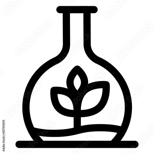 bong line icon isolated on white background