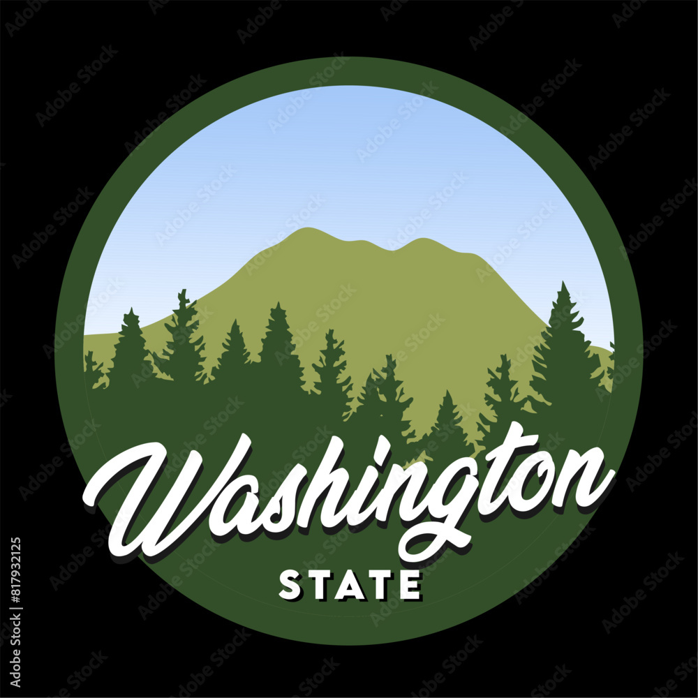 Washington State with beautiful natural views