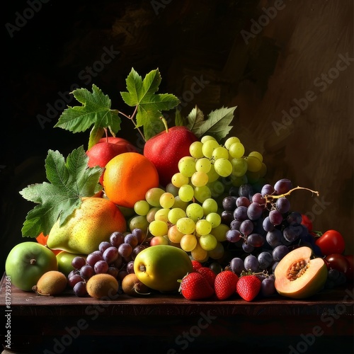 Vibrant Fruit Display