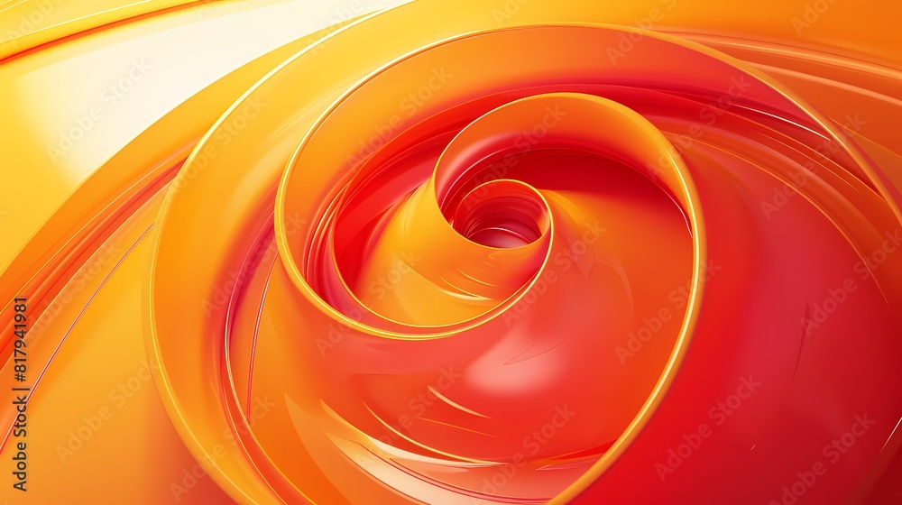 Digital technology blue spiral flowing lines poster background