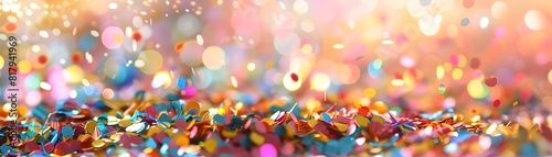 Glimmering Confetti Cascade of and Delight