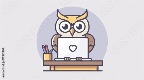 vector illustration of an owl 