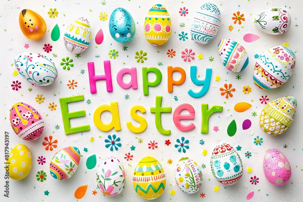 Easter Greetings: cute clip art with phrases like Easter Greetings: cute clip art with phrases like