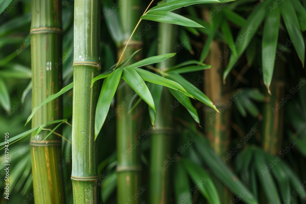 Bamboo sticks in a row close-up. Organic material concept Bamboo sticks in a row close-up. Organic material concept