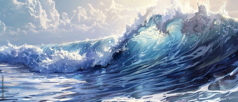 Waves on the sea