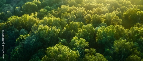 Green young forest