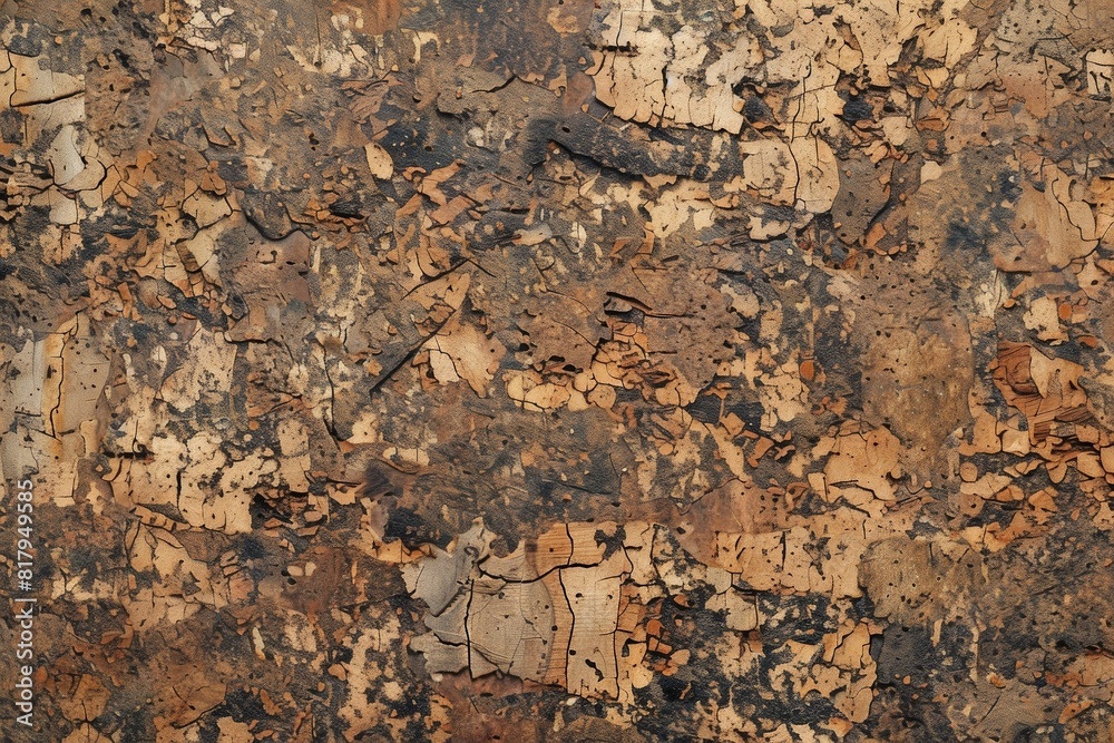 Wooden surface showing extensive cracks and holes. Aged wood concept Wooden surface showing extensive cracks and holes. Aged wood concept