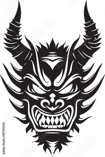 maschera demone oni